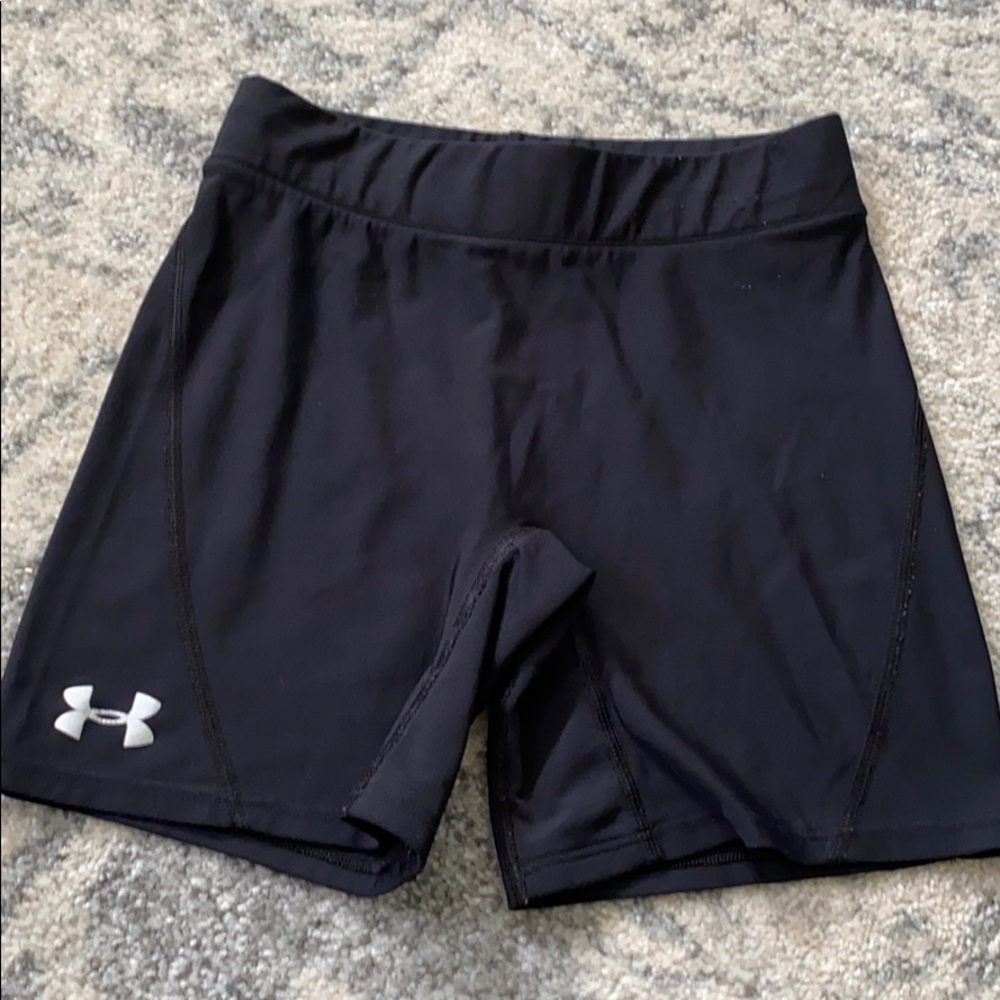 UNDER ARMOUR Black biker shorts bike spandex XS